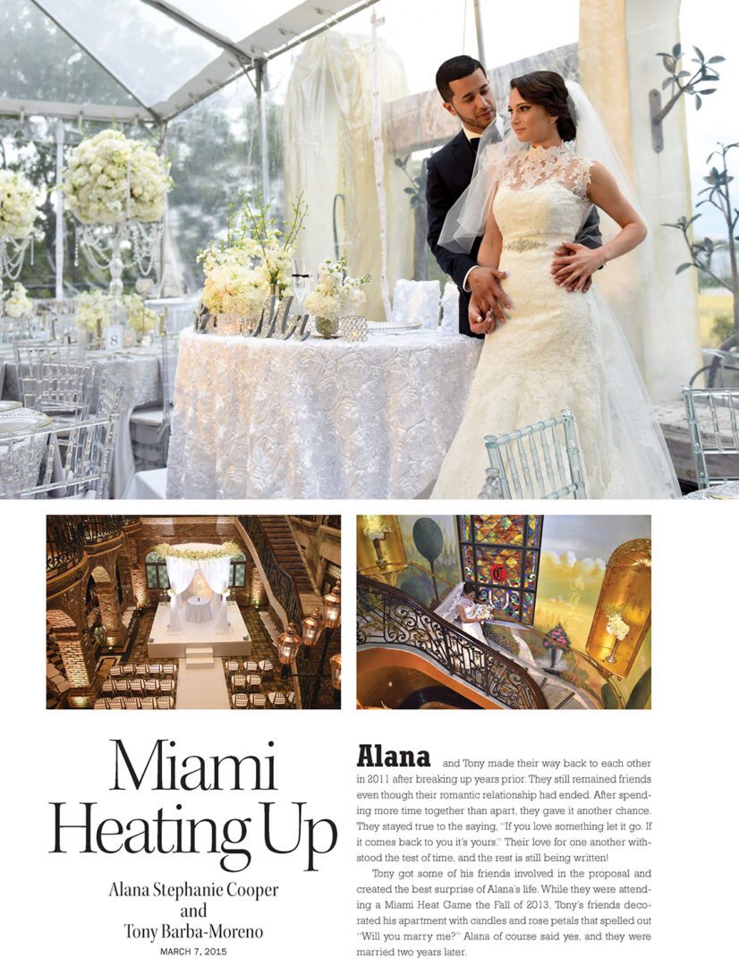 Miami Heating Up | ENCHANTED BRIDES